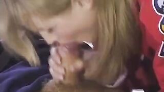 Hockey player fucked by a fan in anal after the game