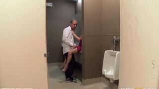 I met a waiter in the restaurant toilet and he fucked me hard