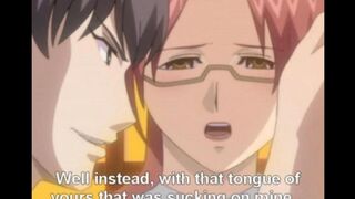 Hentai with the girl of a cleaning lady and the son of the owner's house