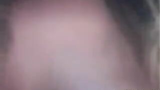 A smiling blond girl with big natural boobs asks to fuck her