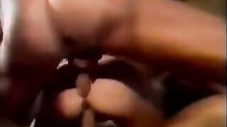 Exchange sperm, passing it with hands - a wild swing party trick