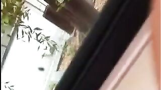 He might as well jerk off his cock right on the street