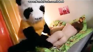 A plush toy was used by a pervert with his girlfriend or vice versa