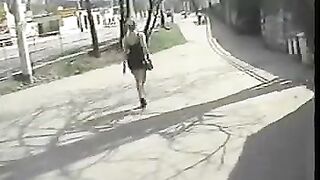 An old man fucked a girl on the couch with friends