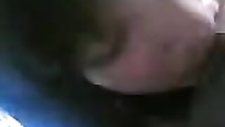 The Chinese babe carefully sucks her boyfriend’s dick, not giving him a break