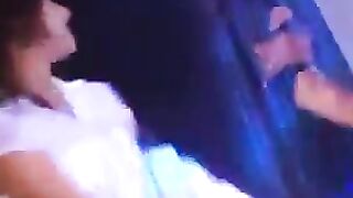 Bunch of wet pussies in the night club where everyone gets fucked