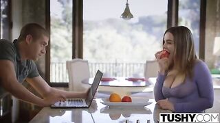 Natasha Niis gets banged after having breakfast with her husband