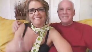 The old grandfather allowed his wife to have an affair with a student