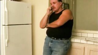 An old woman was fucking with a young boy and she loved every second