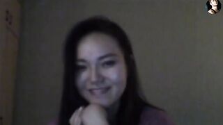 The guy fucks a beautiful Kazakh girl using Skype