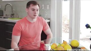A half-brother pushed his dick in the hole of a half-sister