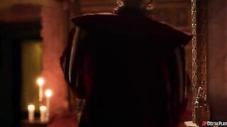 The owner of all the pods of Westeros, indulging in passionate cosplay allure