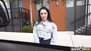Selena agreed to be fucked for money by a pick-up guy