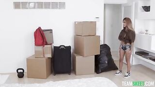 An Exxxtra Small Mover - Asian chick is moving for money
