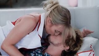 Nurses wear sexy stockings and have passionate sex with patients