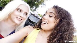 Two college students shared quarterback's big black cock