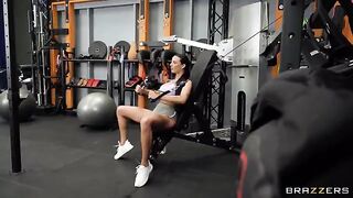 The girl was greatly excited by the smell of her partner’s sweat