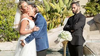BrideZZilla: A Fuckfest At The Wedding part 3 - a hot bride in stockings getting banged hard