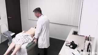 Redhead girl has a very passionate sex with her doctor