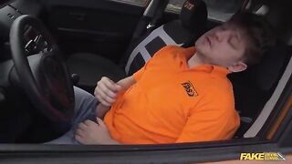 A rough sex after a road rage incident in the car