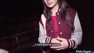 A French girl agreed to do a blowjob on the street for money