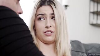 A stepmom is using her stepson’s cock for free