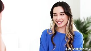 A threesome with two girls who love money and sex very much
