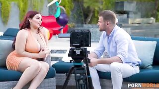 Busty porn star Natasha Nice gets her ass smashed hard