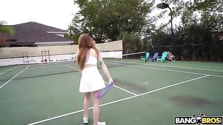 Girl is having a great sex with her tennis coach