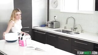 Skinny 18 y.o. wants a cake and gets fucked instead
