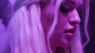 Pilot fucks busty blondie London Laurent in stockings and pantyhose