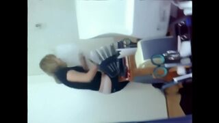 A hot Kazakh teacher is getting fucked by her colleague