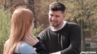Redhead beauties have sex without using their hands, showcasing true passion