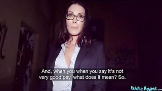 The girl is having fun with her teacher in this video