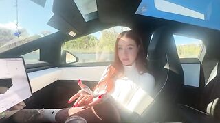 In a cybertruck, I'm going to give you an intense experience