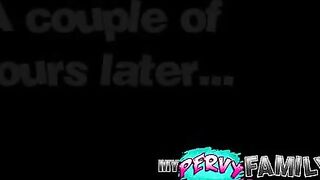 I got caught jerking off and my stepsis consoled me with sex