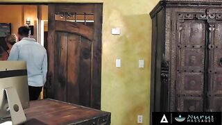 Dirty customer gets Brandi Love’s pussy rubbed and fucked on a phone call