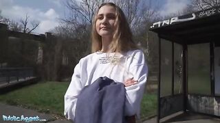 Ivi Rein, learning English, gets fucked by Public Agent