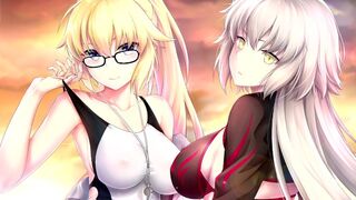 Saint and the sinner, a captivating fate grand order hentai joi scene
