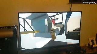 Blowjob challenge with a twist, inspired by gaming world