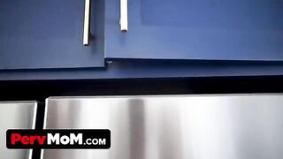 The mischievous stepson gets help from his stepmom to solve his permanent erection problem
