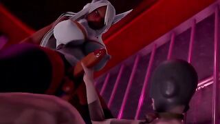 Futa Mirko is fucking a guy hard with her huge cock in this hot scene