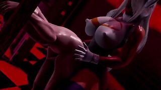 Futa Mirko is fucking a guy hard with her huge cock in this hot scene
