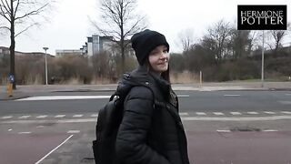 I picked up this cute chick on a walk yesterday
