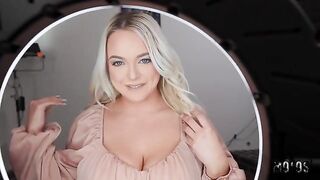 You'd better play with my dick! - a hot blondie's POV sex