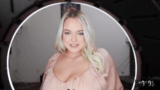 You'd better play with my dick! - a hot blondie's POV sex
