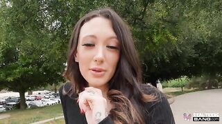 I stuck my cock into the nozzle and fucked the slut hard
