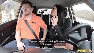The madam tries to seduce me in the car