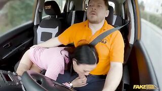 The madam tries to seduce me in the car