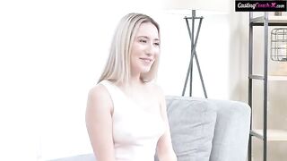 Cute girl had a hard time with a cock in her pussy